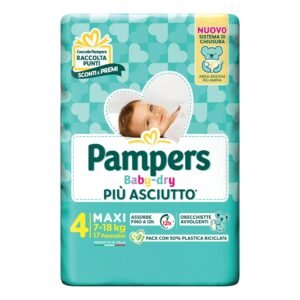 Pampers Babydry Flash Größe 4 Maxi 7-18 kg 18 Windeln