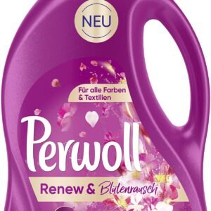 Perwoll Renew & Blütenrausch, Flüssigwaschmittel für alle Textilien mit elegantem Duft (2 x 1,44L)