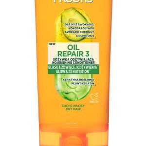 Garnier Fructis Oil Repair 3 Conditioner für trockenes und sprödes Haar, nährt über die ganze Länge und regeneriert, 200 ml