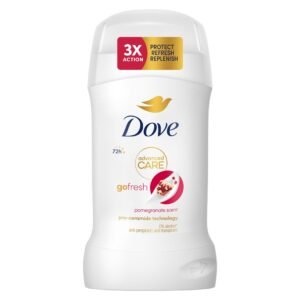Dove Advanced Care Go Fresh Granatapfel Anti-Transpirant Creme Damen Deo-Stick mit Pro-Ceramid-Technologie für 72 Stunden Schweißschutz 50 ml