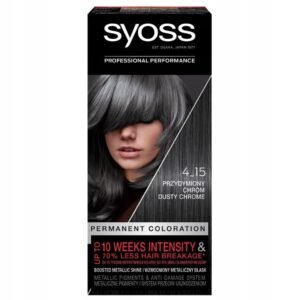 Syoss Permanent Coloration Haarfärbemittel, 4.15 Smoke Chrome 115 ml