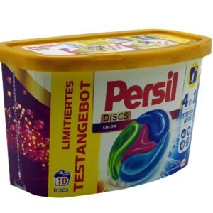 Persil 4i n1 DISCS Color Vollwaschmittel 10 Waschladungen für Fleckenentfernung, Leuchtkraft, Frische, Faserpflege und hygienisch reine Wäsche
