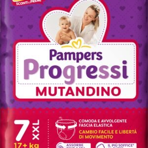 Pampers Progressi XXL, Größe 7 (17+ kg), 15 Windeln