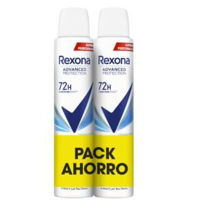 Rexona Advance Protection Cotton Dry 72h Deodorant für Damen, 2 x 200 ml