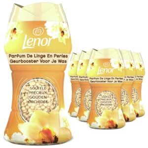 Lenor Gebläse für Wäscheduft aus Perlen, 66 Waschgänge (154 g x 6), für einen frischen Wind nach dem Waschen