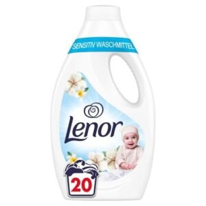 LENOR Sensitive Flüssigwaschmittel Wäsche Waschmittel 20 Waschladungen (1 l)