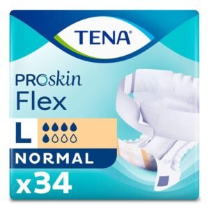 Tena - Tena Proskin Flex Normal (Large) Inkontinenzeinlagen, 34 Stück