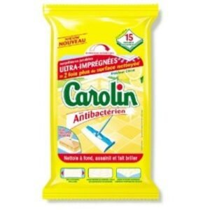 Carolin - Reinigungstuch Zitrone - x15 - Lot de 2