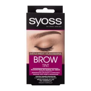 Syoss Brow Tint Light Brown, Pack of 1, 10 ml,