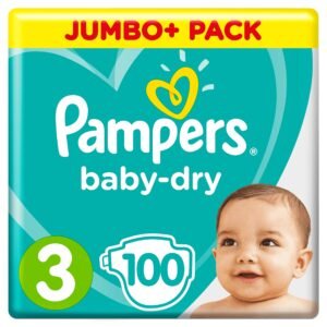 Pampers , Baby Windeln, Große 3 (6-10 kg), 100 Stück,