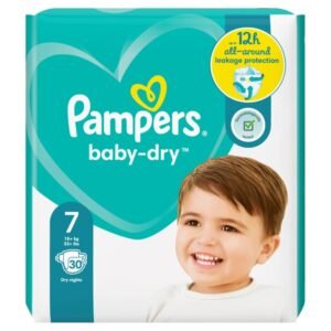 Pampers Baby Dry Windeln, Gr. 7 (15+ kg), 1er Pack (1 x 28 Stück)