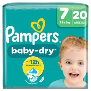 Pampers Baby-Dry Windeln Gr.7, Single Pack, 15+kg (20 piece)