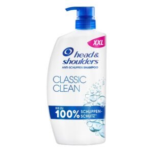 Head & Shoulders Classic Clean Anti-Schuppen-Shampoo, 800ml Pumpspender, zur Täglichen Anwendung. Bis zu 100% Schuppenschutz, Klinisch Getestet. Für Jeden Haar- und Kopfhauttyp. Reines Frischegefühl