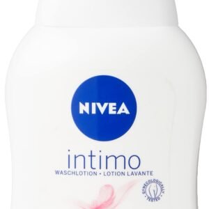NIVEA Intimo Waschlotion Sensitive (250 ml), Intim Waschgel mit Milchsäure, Kamillenextrakt und Panthenol, Intim Waschlotion für sensible Haut