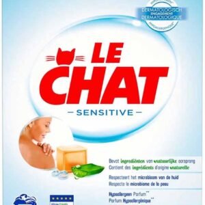 Le Chat Sensitive Waschpulver - Marseille & Aloe Vera - Hypoallergen - 38 Waschgänge