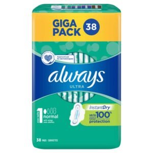 Always Ultra Normal+ Giga 38CT, 181 g
