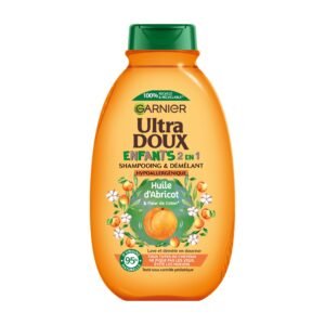 Ultra-sanftes Kinder-Shampoo 2-in-1 mit Aprikose und Baumwollblume, 250 ml