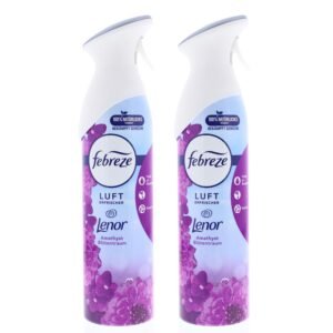 2 x Febreze Lufterfrischer Lenor Amethyst Blütentraum je 300ml entfernt Gerüche