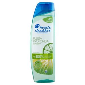 Head & Shoulders Shampoo Tiefenreinigung, fettiges Haar, gegen Schuppen, Zitrusfrüchte, silikonfrei, für bis zu 100% schuppenfreies Haar, 250 ml