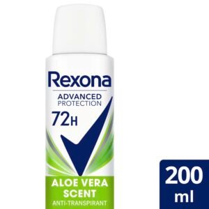 Rexona Advanced Protection Deodorant für Damen, Aloe Vera, 72 Stunden, 200 ml, 2 Stück