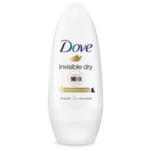 Dove Deo Roll-On Invisible Dry Anti-Transpirant schützt 48 Stunden vor Körpergeruch und Achselnässe 50 ml 1 Stück