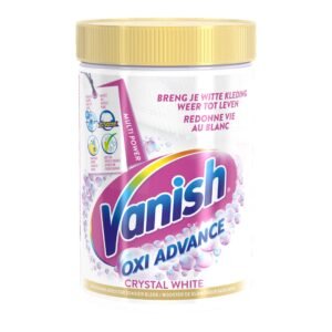 Vanish Oxi Action - Crystal White Poeder - Vlekkenverwijderaar voor Witte Was - 600 g