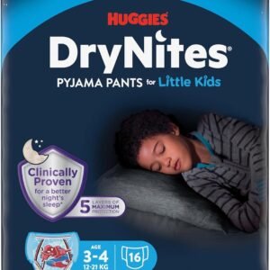 Dry Nites Pyjama Unterhosen Boy 3-5 Jahre, 1er Pack (1 x 16 Stück)