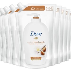 Dove Pflegende Hand-Waschlotion 10er Pack Sheabutter und Vanilleduft Nachfüller (10 x 500 ml)