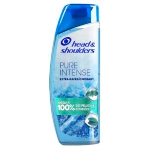 Head et Shoulders Pure Intense Extra-Kühlendes Shampoo mit Menthol, extra-frisches Shampoo, 250 ml