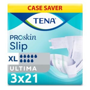 TENA ProSkin Slip Ultima Inkontinenzunterwäsche, Größe XL, 3 Packungen mit je 21 Stück