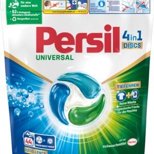 Persil Universal 4in1 DISCS 44 Waschladungen, Universal Waschmittel mit Tiefenrein Technologie, Vollwaschmittel für reine Wäsche und hygienische Frische für die Maschine