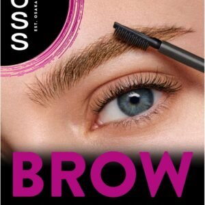 Syoss Augenbrauen Kit Augenbrauenfarbe 5-1 Hellbraun Stufe 3 (17 ml), Augenbrauen färben für einen natürlichen Look und ein langanhaltendes Ergebnis