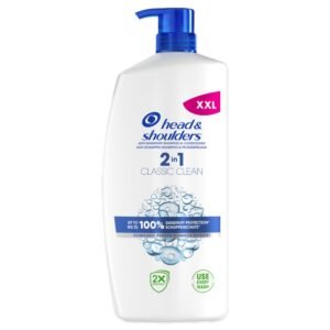 Head & Shoulders Classic Clean 2in1 Anti-Schuppen-Shampoo, 800ml Pumpspender. Bis zu 100 Prozent Schuppenschutz Plus Feuchtigkeitspflege, Klinisch Getestet