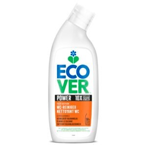 Ecover WC Reiniger Power (750 ml), nachhaltiger Toilettenreiniger mit pflanzenbasierten Inhaltsstoffen, kraftvoller Reiniger und Kalkentferner für die Toilette