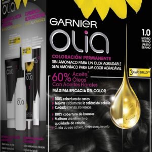 Garnier Olia Coloración Permanente Sin Amoniaco Para Un Olor Agradable Con Aceites Florales De Origen Natural - Negro Ébano 1.0