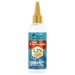 Head & Shoulders DermaXPro Haar Revitalisierer Serum 145ml mit Koffein und Ceramide-Komplex, Verdichtet Sofort die Haarfasern und Verbessert die Haarerhaltung, Leichtes Gefühl