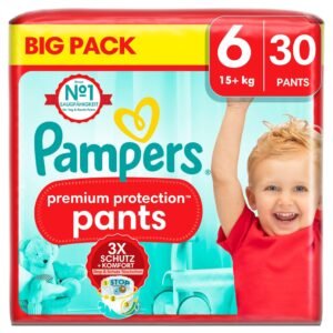 Pampers Premium Protection Pants, Gr.6 Extra Large 15+kg Big Pack (30 Stück)