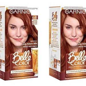 Garnier Belle Color C6063174 Les Châtains Eclat 6.41 Kastanie, sehr helles Kupfer, 2 Stück
