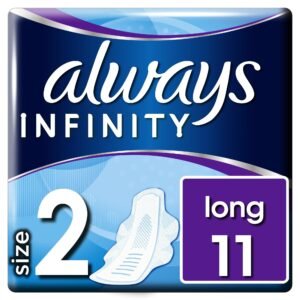 Always Infinity Lange Binden mit Flügeln, 3er-Pack