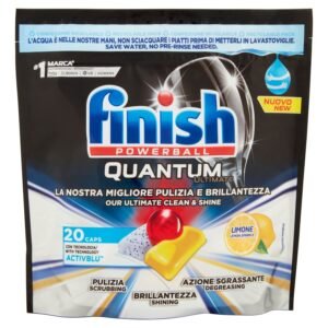 Finish Spülmaschinentabs Ultimate Zitrone, 20 Stück, 20 Stück