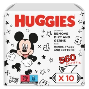 Huggies Baby-Feuchttücher Disney, für den ganzen Körper, dezent und frisch, 10 x 56 Tücher, Monatsbox