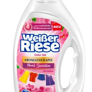 Weißer Riese Color Gel Aromatherapie Floral Sensation (22 Waschladungen), Color Waschmittel mit Orchidee für unwiderstehlich duftende & strahlend saubere Wäsche, 100% recycelbar*