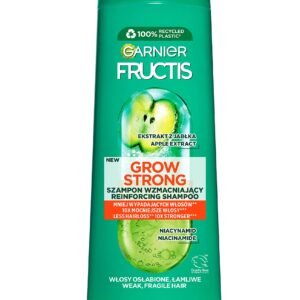 Garnier Fructis Grow Strong HaarShampoo mit Bruchneigung, stärkt und vermindert das Ausfall, 400 ml