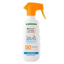 GARNIER - Ambre Solaire Sensitive Advanced Kids Hypoallergenic Happy Trigger Spray SPF50+ 270 ml