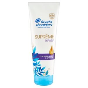 Head & Shoulders Suprême Anti-Schuppen-Haarspülung mit Argan- und Avocado-Ölen, sanft zur Haut, erhöhter Schutz gegen Schuppen, 220 ml