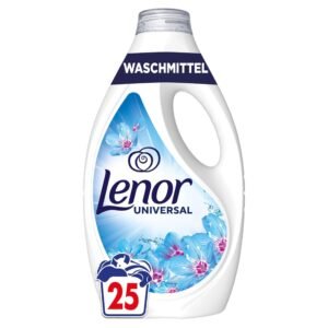 LENOR Flüssigwaschmittel Universal Vollwaschmittel 25 Waschladungen, Aprilfrisch, Langanhaltende Frische, Geruchsentfernung Bei Kaltwäsche