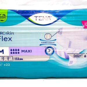 Tena Flex Maxi Medium - Windelhosen bei Blasenschwäche und Harndrang, Inkontinenzschutz, 1 Paket mit 22 Einwegwindeln, Größe M