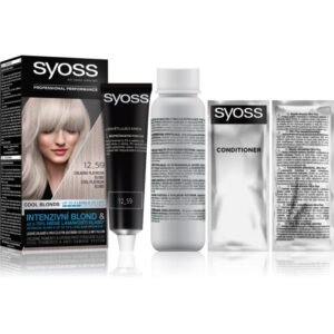 Syoss Permanent Coloration Haarfärbemittel, 12.59 Platinblond 115 ml