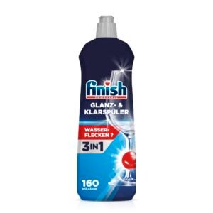 Finish Glanz- & Klarspüler  Für strahlendes und trockeneres Geschirr ohne Wasserflecken  Megapack mit 800 ml