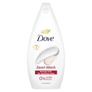 Dove Duschgel Samt-Weich Pflegedusche mit dermatologisch bestätigter Formel für weichere Haut 450 ml